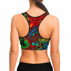 Oil Spill Sports Bra