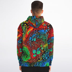 Oil Spill Zip Up Hoodie