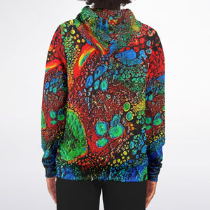 Oil Spill Zip Up Hoodie