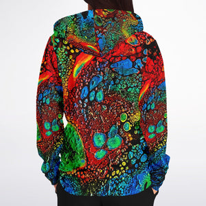 Oil Spill Zip Up Hoodie