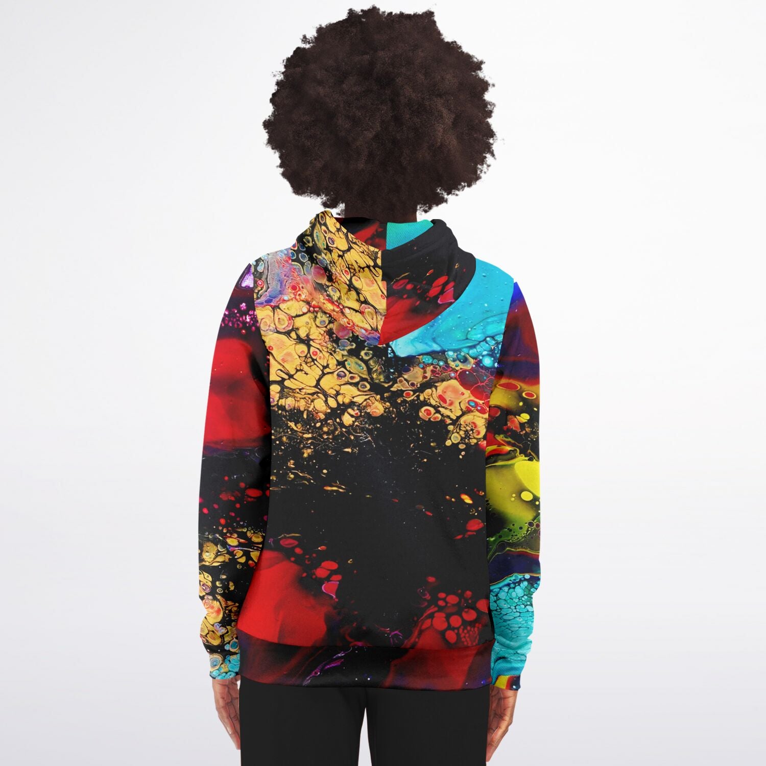 Blooming Colours Zip Up Hoodie