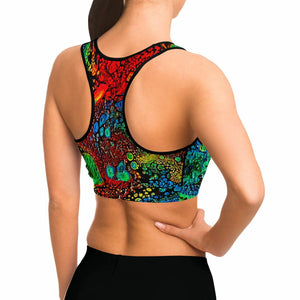 Oil Spill Sports Bra