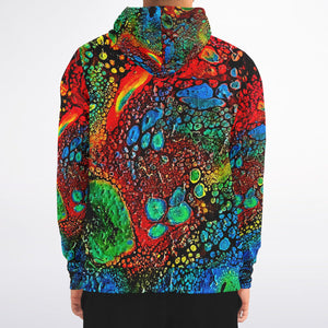 Oil Spill Zip Up Hoodie