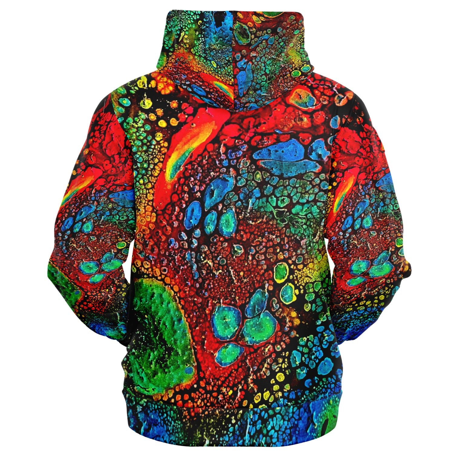 Oil Spill Zip Up Hoodie