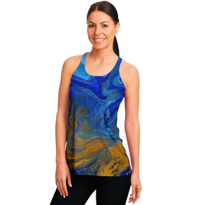 Flowy Racerback Tank Top - Serenity