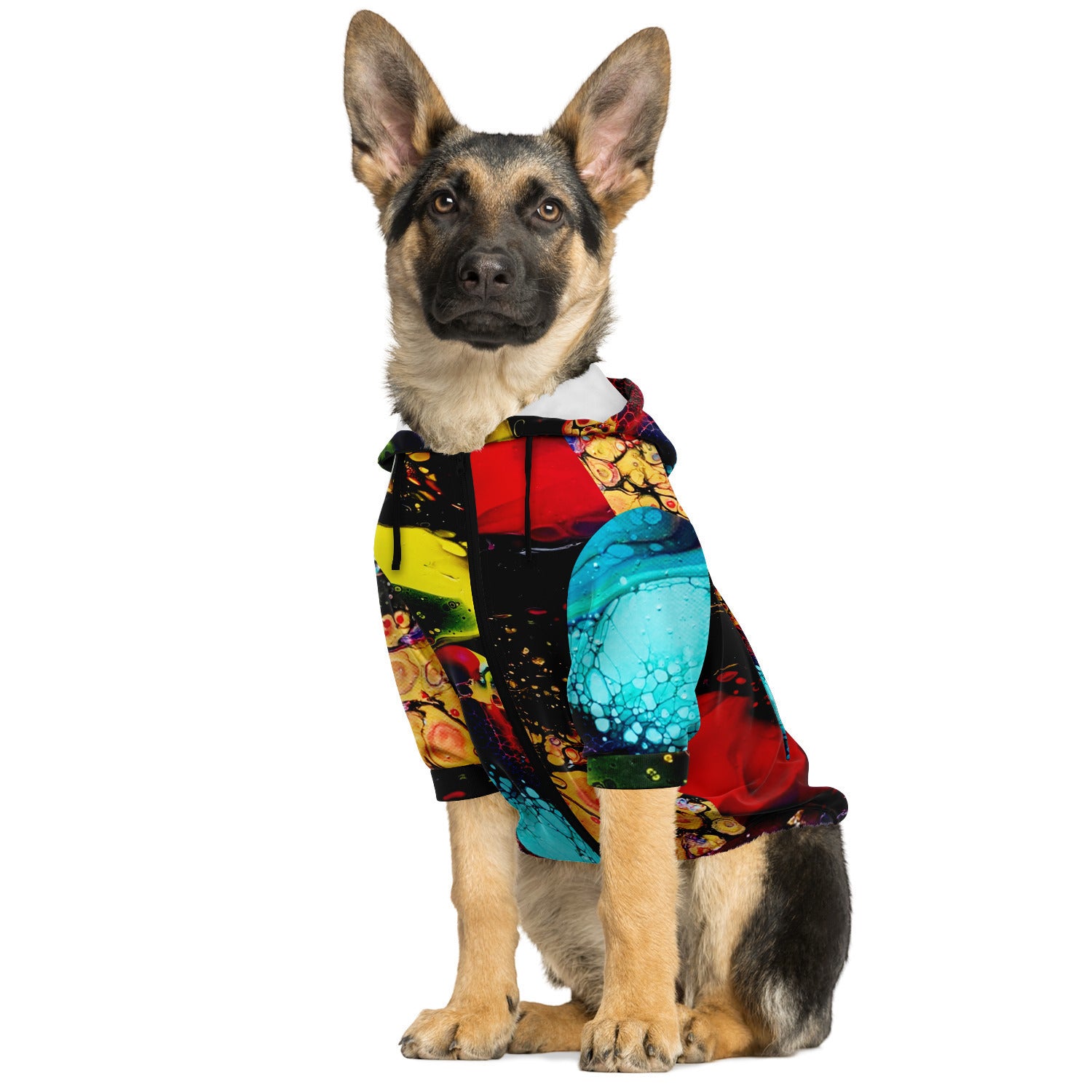 Blooming Colours Dog Hoodie