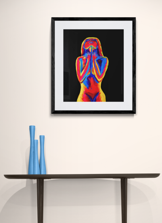 Colourful Contour - Art Print