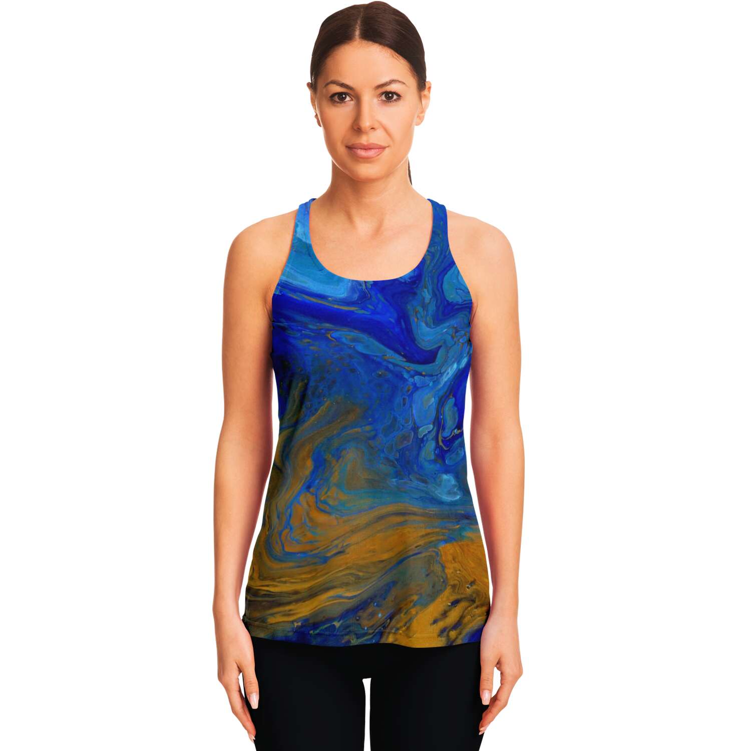 Flowy Racerback Tank Top - Serenity