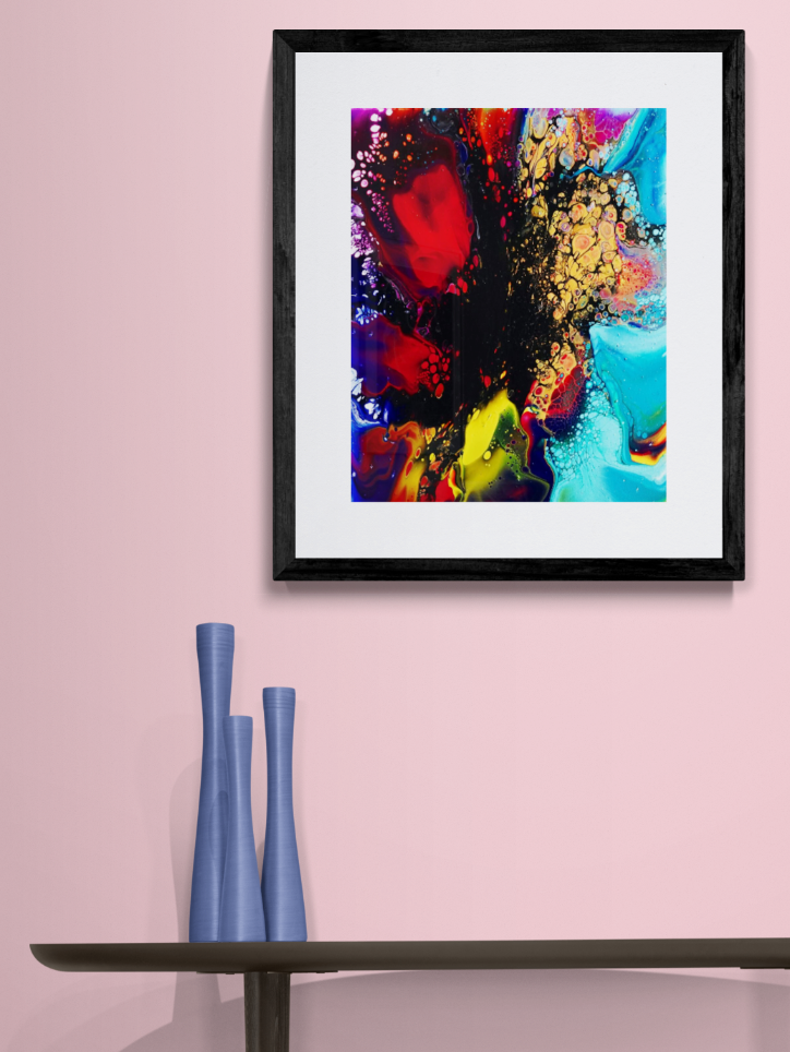 Blooming Colours - Art Print